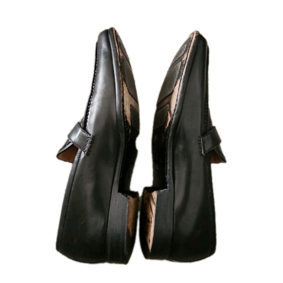 Bruno Magli Mens Black Italian Leather Designer Loafer Dress Shoe 8 - Picture 6 of 11